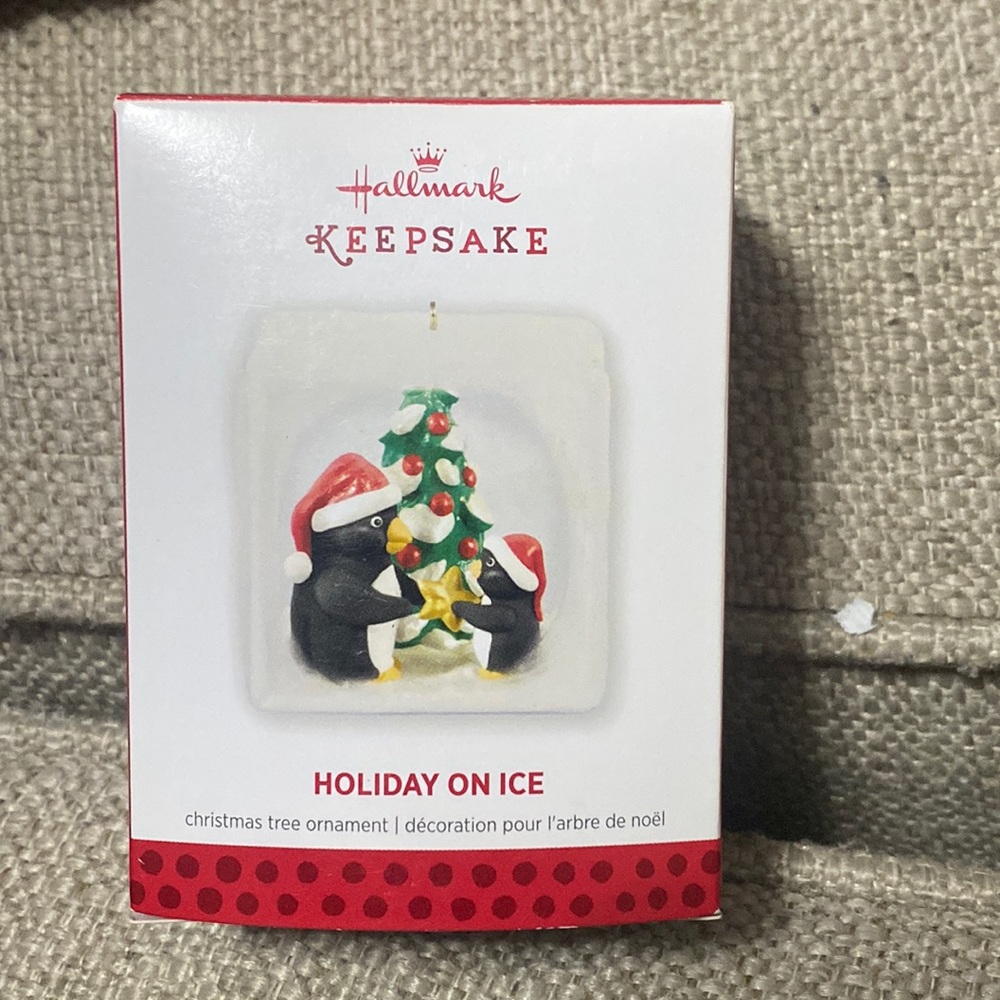 2013 Vintage Hallmark keepsake ornament. Holiday in ice.